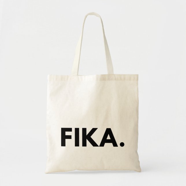 FIKA Bold Tote Bag (Front)