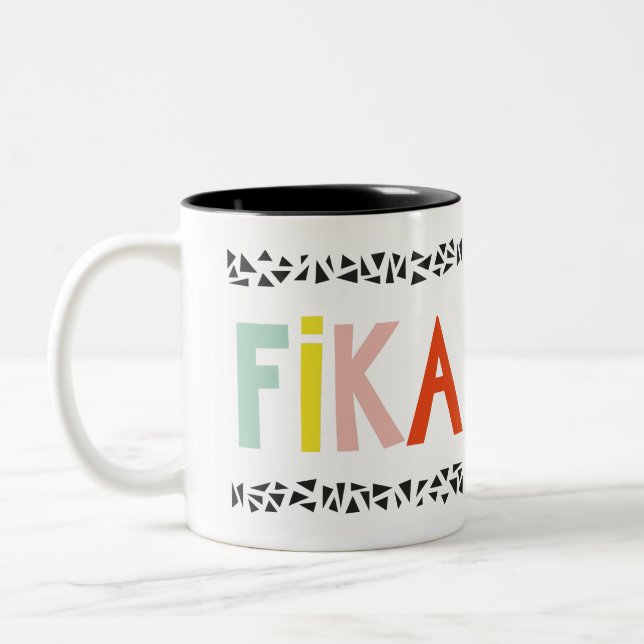 Fika Colours Two-Tone Coffee Mug (Left)