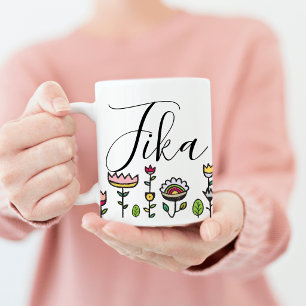 Fika in the Happy Garden Coffee Mug