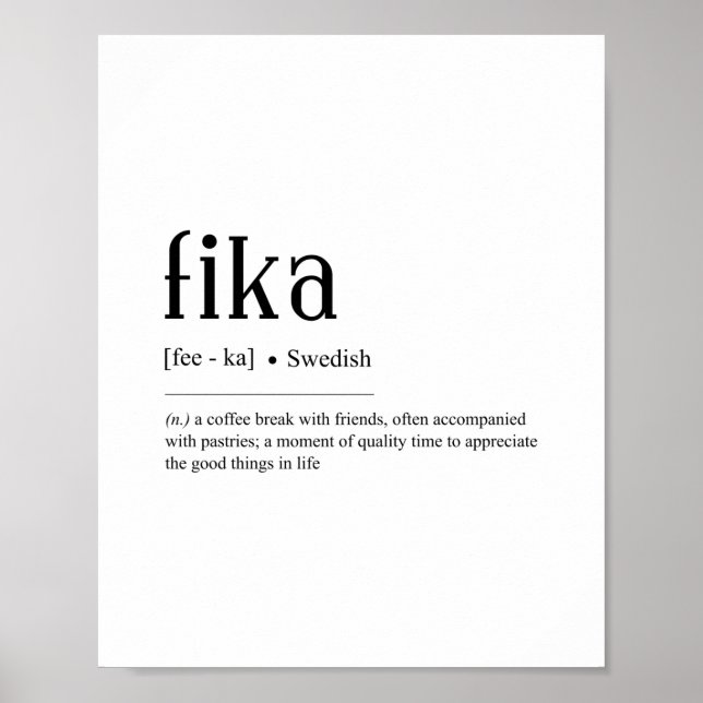 Fika Poster (Front)
