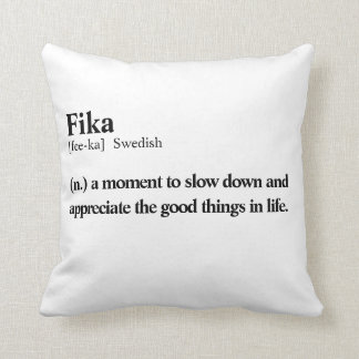 Fika Throw Pillow