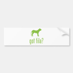 Fila Brasileiro Bumper Sticker