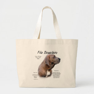 Fila Brasileiro History Design Large Tote Bag