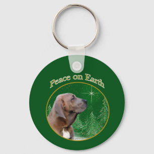 Fila Brasileiro Peace Keychain