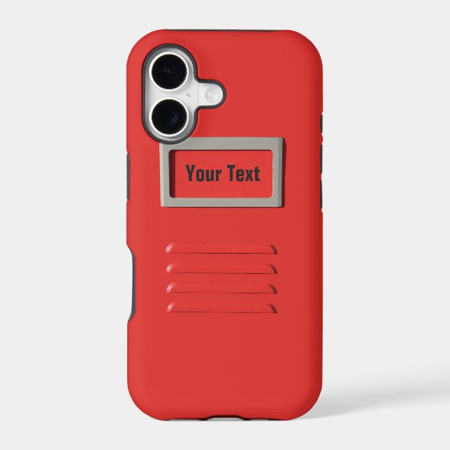 File Cabinet custom iPhone case (Back)