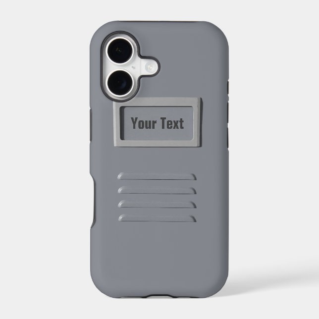 File Cabinet custom iPhone case (Back)