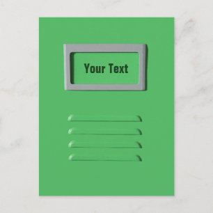 File Cabinet custom postcard