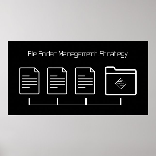 File Folder Management Strategy Poster (Front)