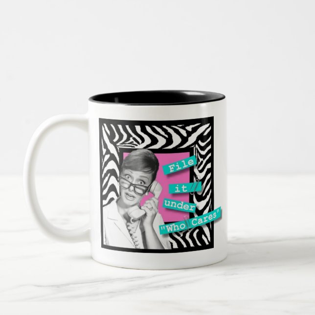 File It Two-Tone Coffee Mug (Left)