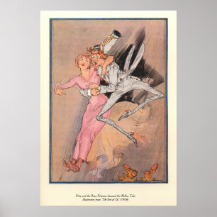 Files & the Rose Princess descend the Hollow Tube Poster