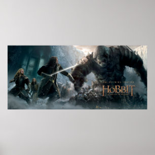 Fili, THORIN OAKENSHIELD™, & Kili Fight Giant Poster