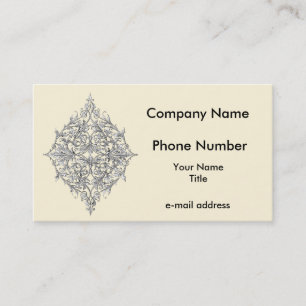 Filigree 2 business card