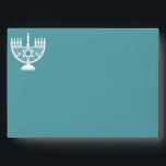 Filigree Hanukkah Menorah Envelope<br><div class="desc">Celebrate eight days and eight nights of the Festival of Lights with Hanukkah cards and gifts. The festival of lights is here. Light the menorah, play with the dreidel and feast on latkes and sufganiyots. Celebrate the spirit of Hanukkah with friends, family and loved ones by wishing them Happy Hanukkah....</div>