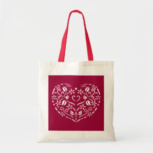 Filigree Heart Tote Bag