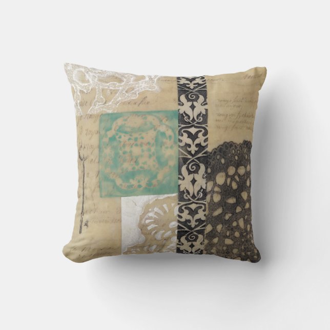 Filigree & Key II Cushion (Front)