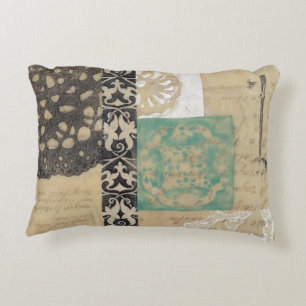 Filigree & Key II Decorative Cushion