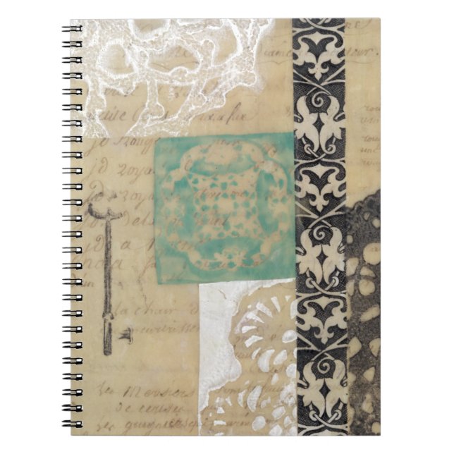 Filigree & Key II Notebook (Front)