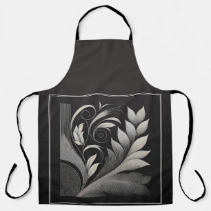 Filigree Leaf Frame Apron