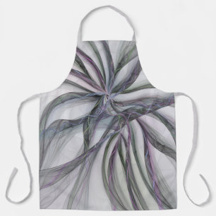 Filigree Motions Modern Abstract Swinging Fractal Apron