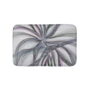 Filigree Motions Modern Abstract Swinging Fractal Bath Mat