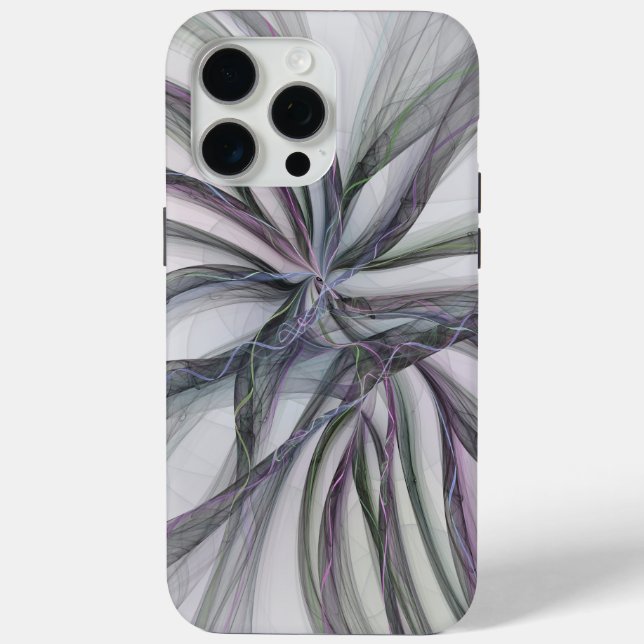 Filigree Motions Modern Abstract Swinging Fractal Case-Mate iPhone Case (Back)