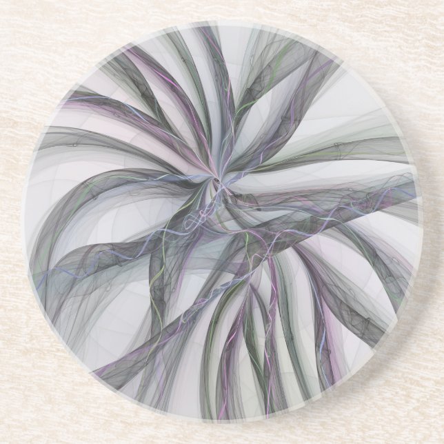 Filigree Motions Modern Abstract Swinging Fractal Coaster (Front)