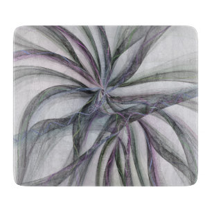Filigree Motions Modern Abstract Swinging Fractal Cutting Board