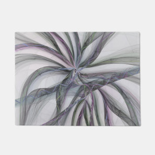 Filigree Motions Modern Abstract Swinging Fractal Doormat