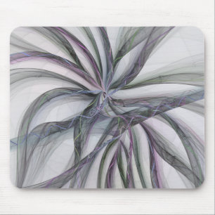 Filigree Motions Modern Abstract Swinging Fractal Mouse Pad