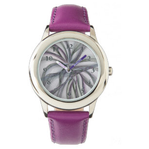 Filigree Motions Modern Abstract Swinging Fractal Watch