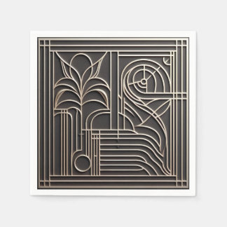 Filigree Nature Lines Napkin