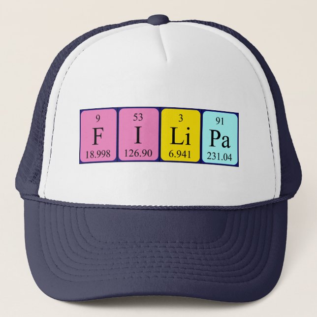 Filipa periodic table name hat (Front)