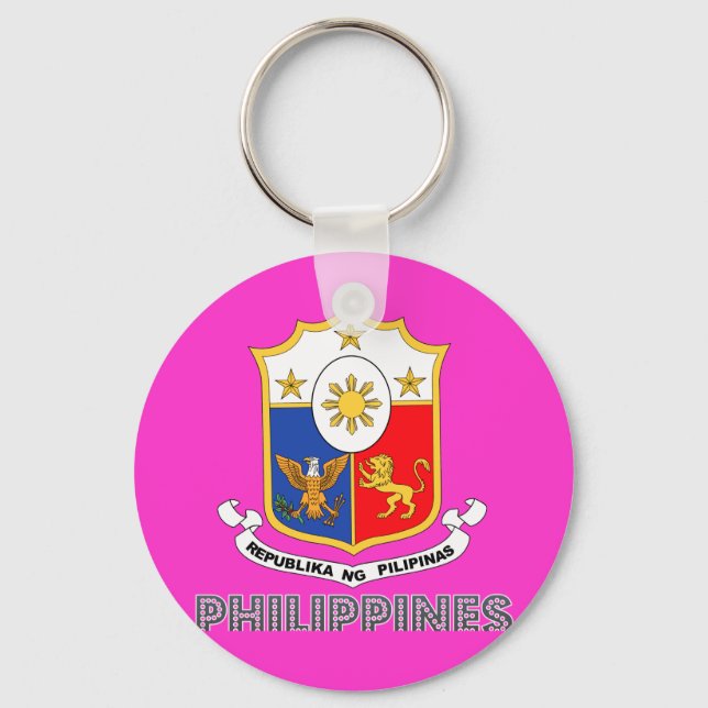 Filipina Emblem Key Ring (Front)
