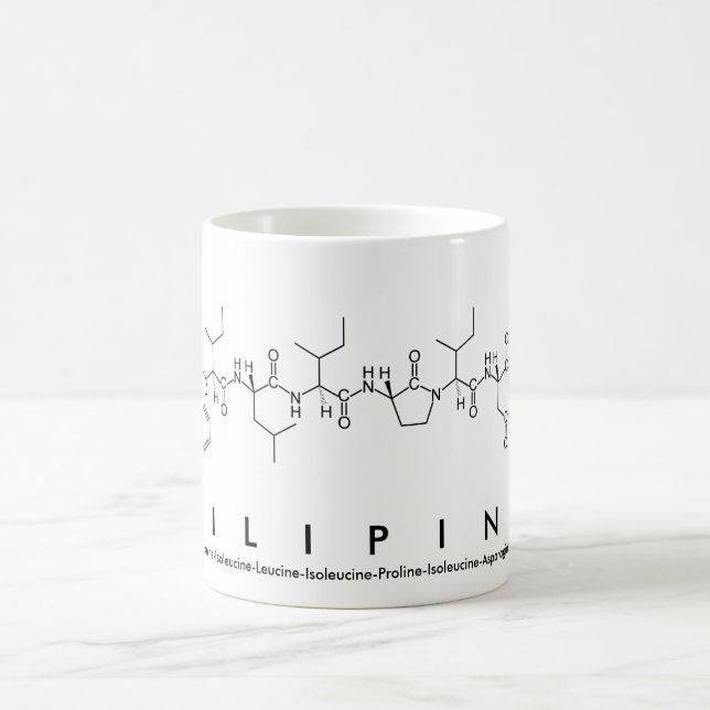 Filipina peptide name mug (Center)