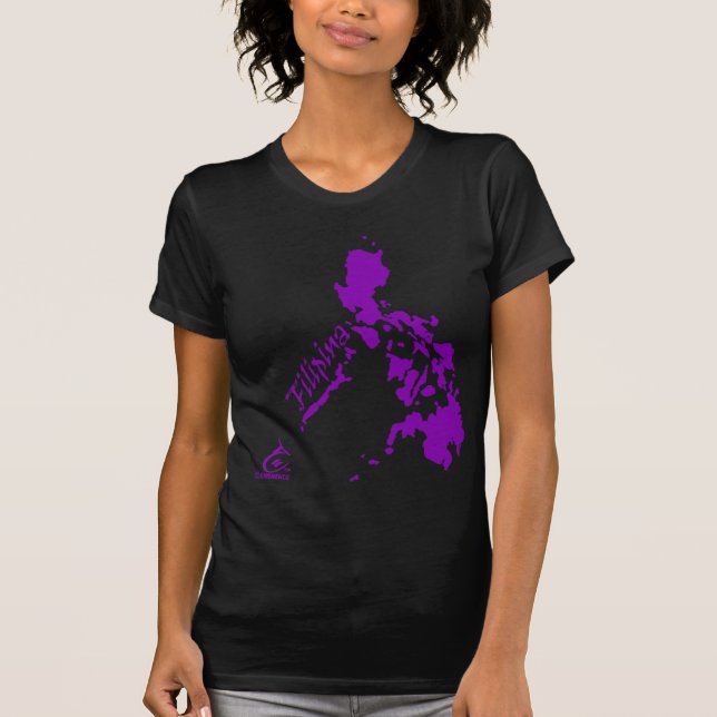 Filipina Philippine Islands Purple T-Shirt (Front)