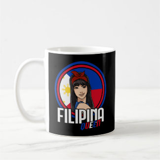 Filipina Queen Filipino Flag Philippines Pilipina  Coffee Mug