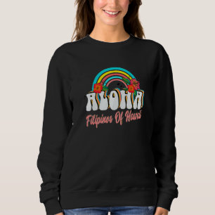 Filipino American Aloha Hawaiian Greeting Or Parti Sweatshirt