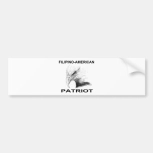 Filipino-American Bumper Sticker