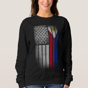 Filipino American Flag Filipino Flag Sweatshirt