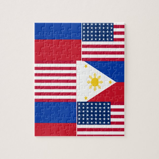 FILIPINO-AMERICAN JIGSAW PUZZLE (Vertical)