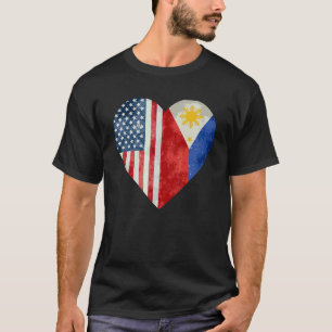 Filipino American Philippines Flag American Filipi T-Shirt