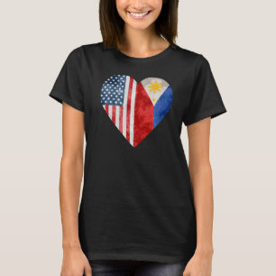 Filipino American Philippines Flag American Filipi T-Shirt