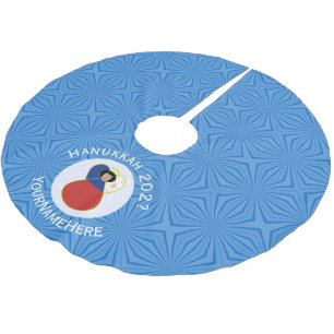 Filipino Angel Hanukkah Flag Personalised  Brushed Polyester Tree Skirt