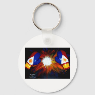 FILIPINO BOXER - BOXING PRIDE OF THE PHILIPPINES KEY RING