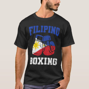 Filipino Boxing Gloves Philippines Pride Gift Mens T-Shirt