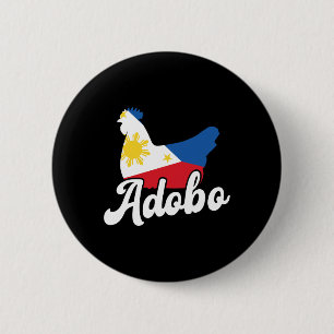 Filipino Chicken Adobo Funny Design Pinoy Pride Ph 6 Cm Round Badge