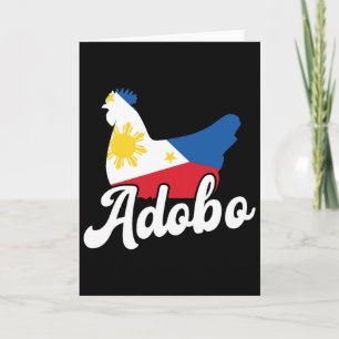 Filipino Chicken Adobo Funny Design Pinoy Pride Ph Card