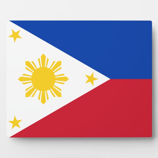 Filipino Flag Plaque (Front)