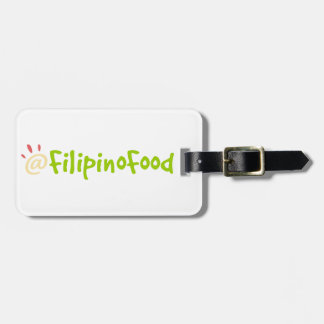 Filipino Food Luggage Tag