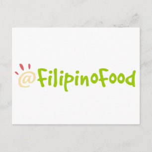 Filipino Food Postcard